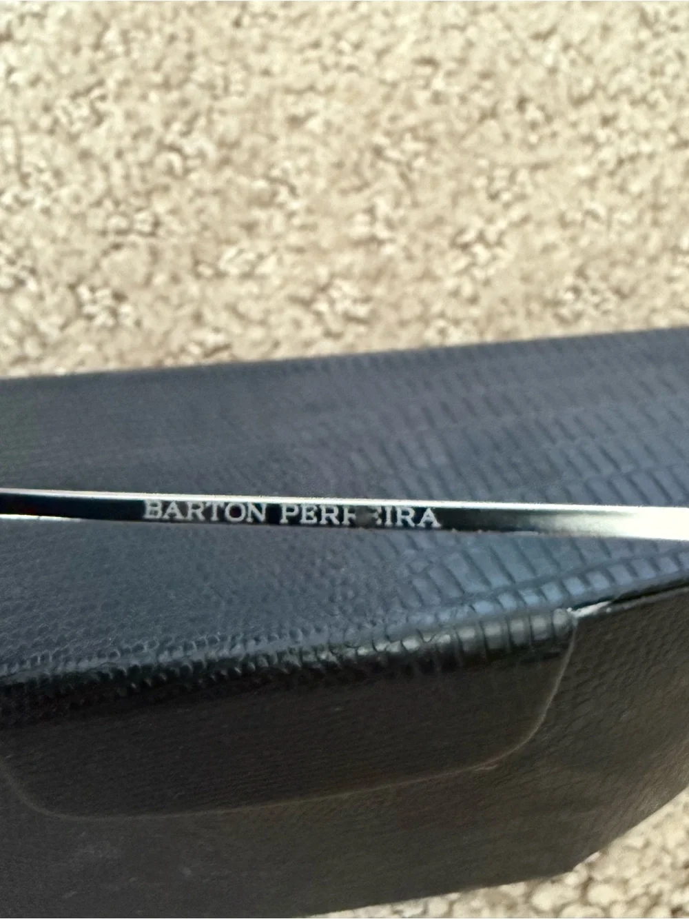 Barton Perreira Eyston Aviator Sunglasses Silver Smokey Gradient 62mm